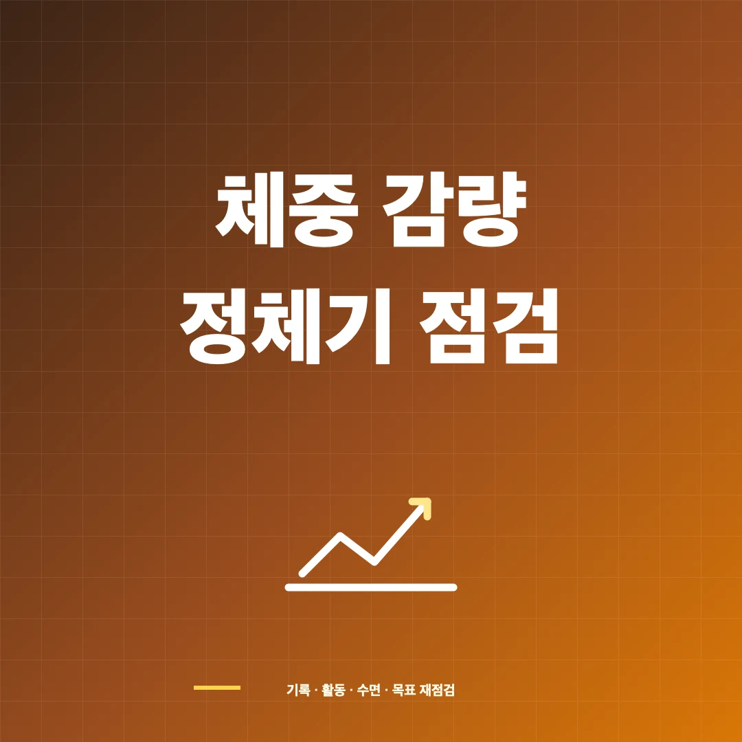 체중 감량 정체기 원인과 식사·운동 점검 방법 썸네일